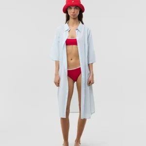 Braguita bikini rojo ribete