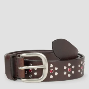 Cinturón napa tachas