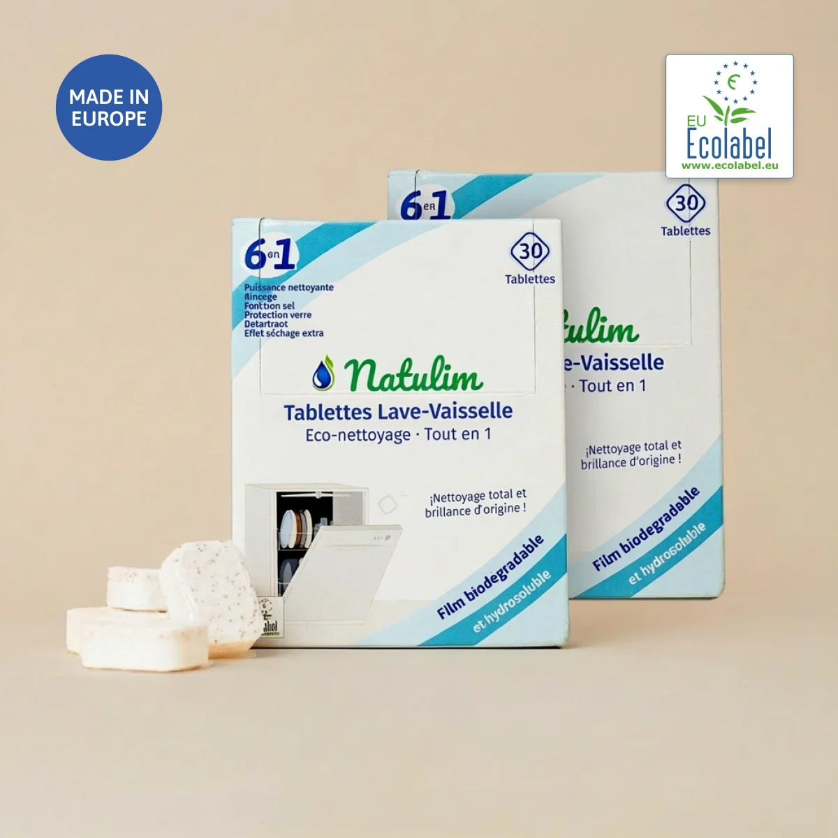 60 Tablettes Lave-Vaisselle Écologique 6-en-1 – Image 2