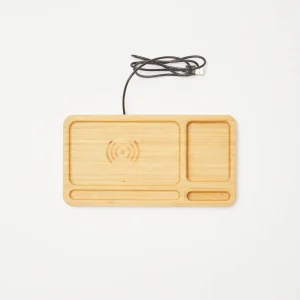 Bandeja con cargador wireless