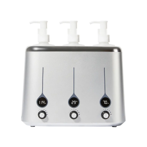 Appareil chauffe-huile de massage avec 3 bouteilles