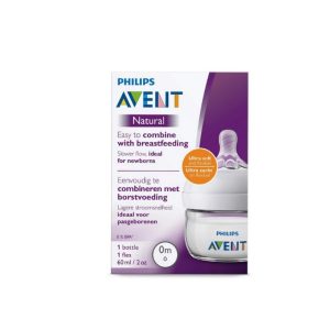 Avent Biberon Natural 0m 60ml Scf039/17 Single