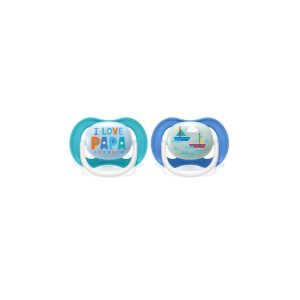 AVENT SUCETTE ULTRA AIR HAPPY 6-18 MOIS SCF080/03