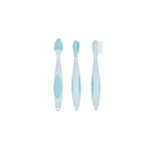 Bébé Confort set de 3 brosses à dents + étui 0-36 mois
