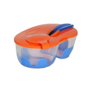 BEBEDOR 2 Bols Et Cuilleres Orange