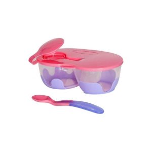 BEBEDOR 2 Bols Et Cuilleres ROSE