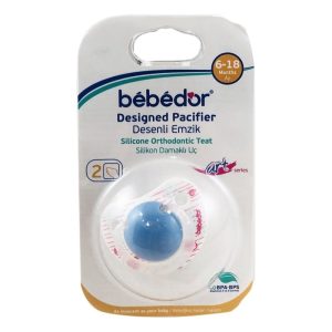 BEBEDOR SUCETTE ART ORTHO 6-18M REF 162 BLEU