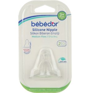 BEBEDOR TETINE SILICONE NIPPLE 3M+ REF 302