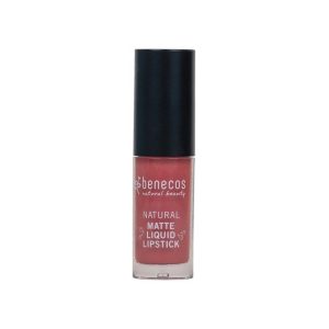 BENECOS NATURAL MATTE LIQUID LIPSTICK 5ML ROSEWOOD ROMANCE
