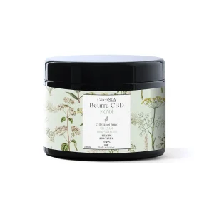Beurre de massage naturel Monoï CBD – 500 mL