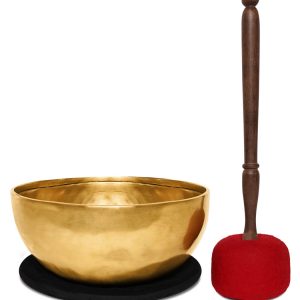 Pack complet bol chantant tibétain – Ø 23 cm