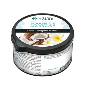 Bougie de massage naturelle – Coco / Parfum Monoï