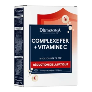 DIETAROMA – Complexe Fer Et Vitamine C – 30 comprimés