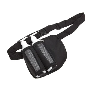 Holster porte-bouteille avec double flacon pompe