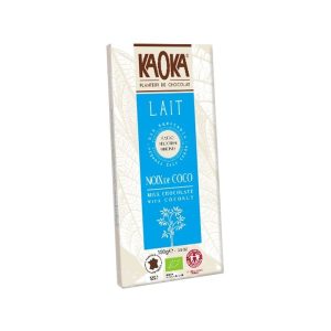 kaoka TABLETTE DE CHOCOLAT 32% A LA NOIX DE COCO 100 G