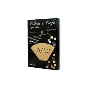 NATURELA FILTRES A CAFE N°2 BIODEGRADABLES BRUNS 2 X 40