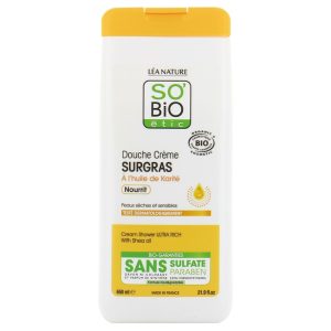 So Bio  DOUCHE CRÈME SURGRAS À L&rsquo;HUILE DE KARITÉ 650ml