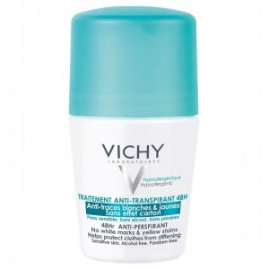 Vichy Traitement Anti-transpirant – Anti-traces Blanches et Jaunes 48H (Bille) 50ml