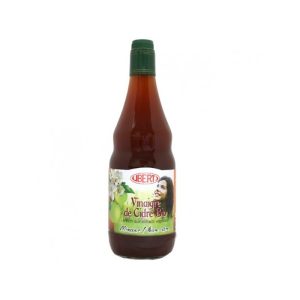 VINAIGRE DE CIDRE ENRICHI 75 CL  Bouteil en verre  (Minceur & bien être)