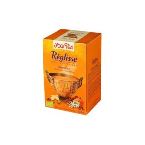 YOGI TEA Réglisse 17x 2g (Réglisse, cannelle, gingembre, zeste d&rsquo;orange)
